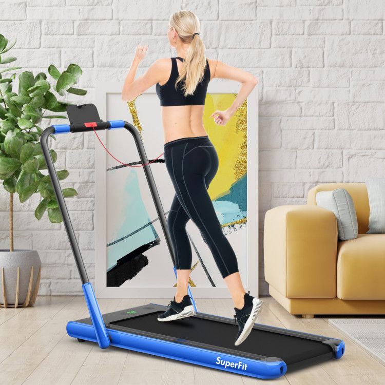 Treadmill, walking pad Treadmill, Treadmill for Home gym under desk Office, Portable Treadmill Under Desk office,300lb capacity, 2.25 HP 2-in-1 with Remote Control and LED Display