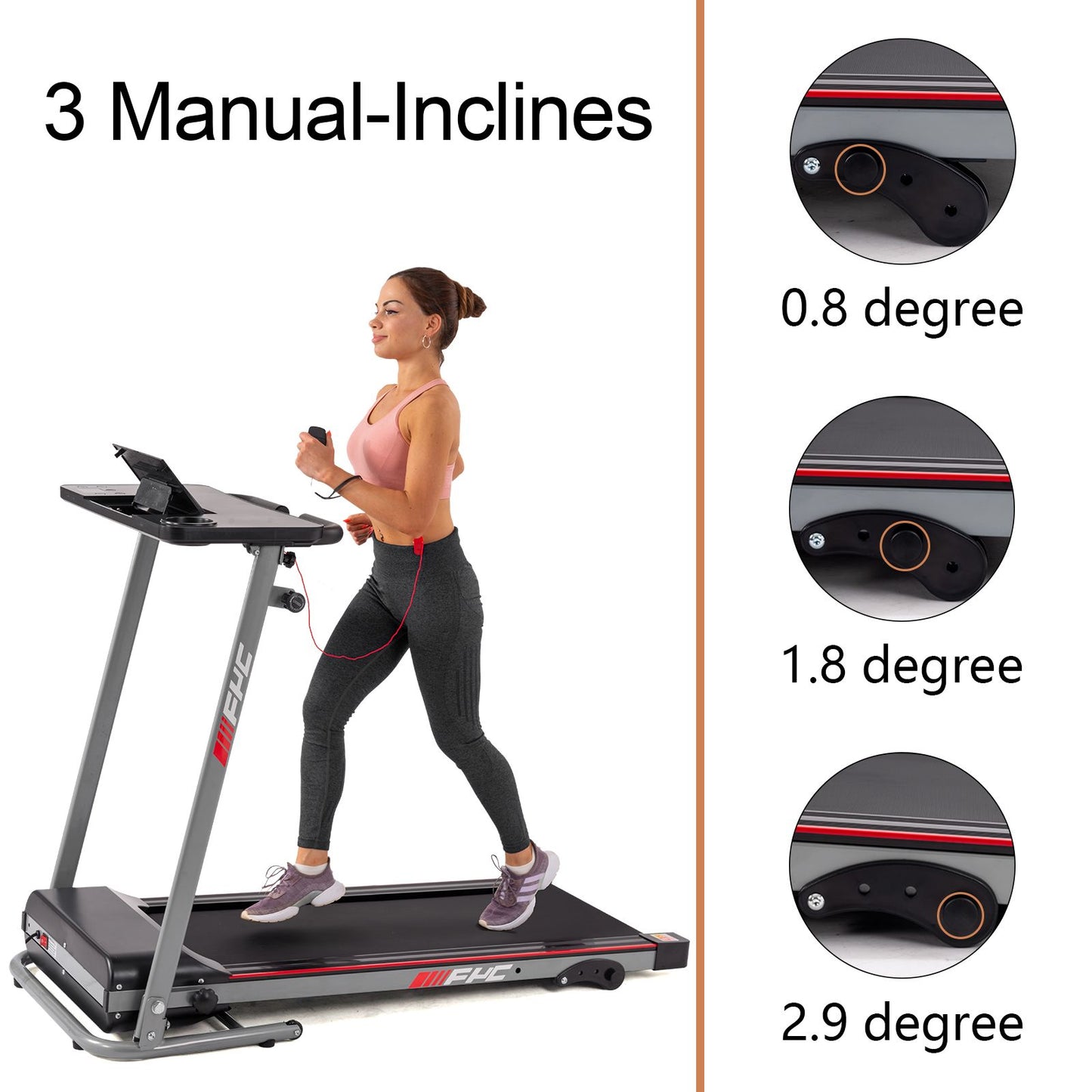 Treadmill, walking pad Treadmill, Treadmill for Home gym under desk Office, Portable Treadmill Under Desk office295lb Weight Capacity