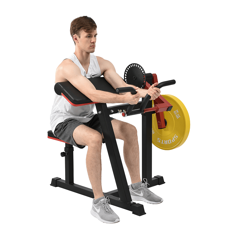 Strength training bending biceps bending and triceps extension machine Level 7 pull-out extension bench aerobic training abdomen arms back chest shoulder muscles Home office fitness