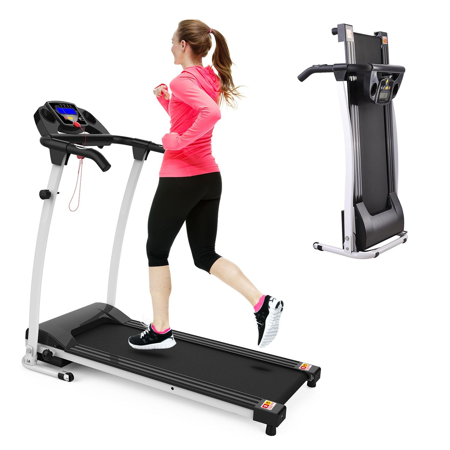 FYC Treadmill, walking pad Treadmill, Treadmill for Home gym under desk Office, Portable Treadmill Under Desk officewith LED display; Lightweight Compact Treadmill Fitness Running Walking Jogging Exercise for Home Office Apartment Saver Space