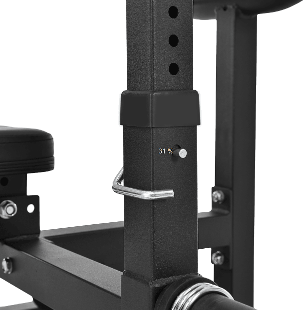 Weight bench bench Olympic bench Flat tilt position adjustment with weight stool aerobic training abdomen arm back chest and shoulder leg muscles home / office fitness