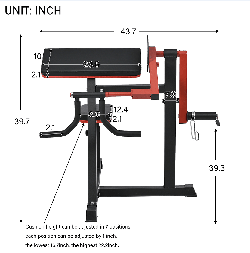 Strength training bending biceps bending and triceps extension machine Level 7 pull-out extension bench aerobic training abdomen arms back chest shoulder muscles Home office fitness