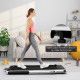 Treadmill, walking pad Treadmill, Treadmill for Home gym under desk Office, Portable Treadmill Under Desk office2.25HP 2 in 1 with APP Speaker Remote Control